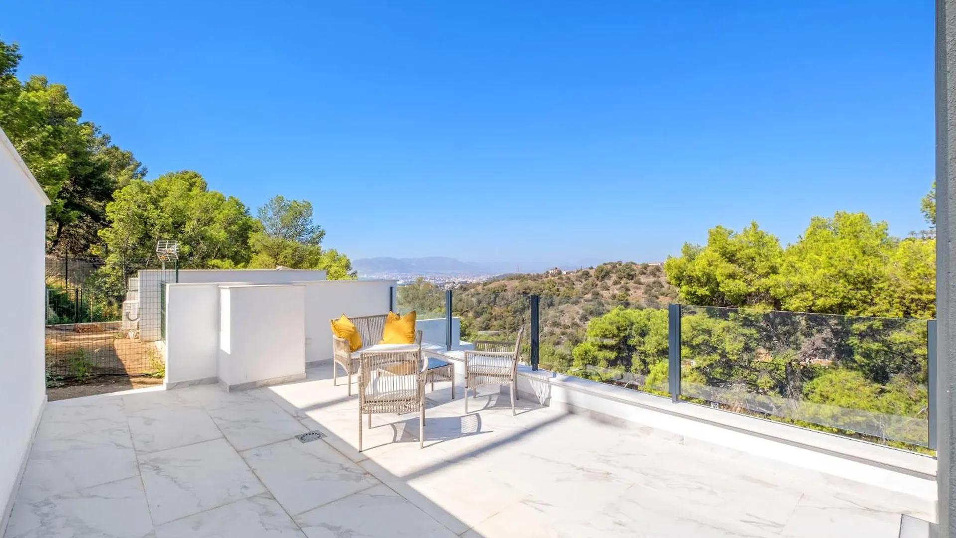Villas Pinares De San Anton, Malaga, With Sea, City And Mountain Views