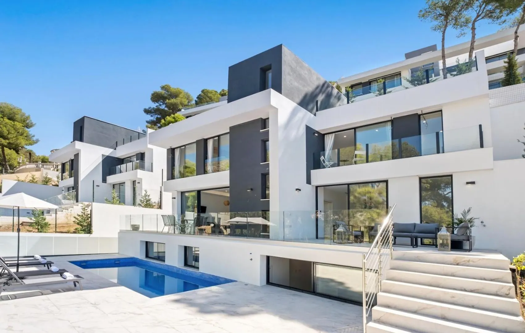 Villas Pinares De San Anton, Malaga, With Sea, City And Mountain Views location
